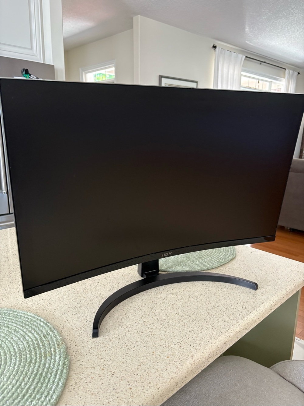 Acer Curved Free Sync Gaming Monitor in Black